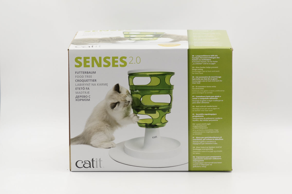 Catit senses 2.0 outlet food tree cat feeder