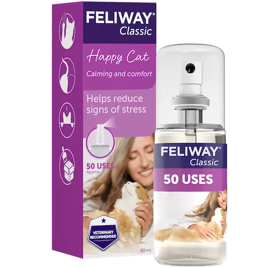 Feliway Classic Spray 60ml (Cat Calming Spray)