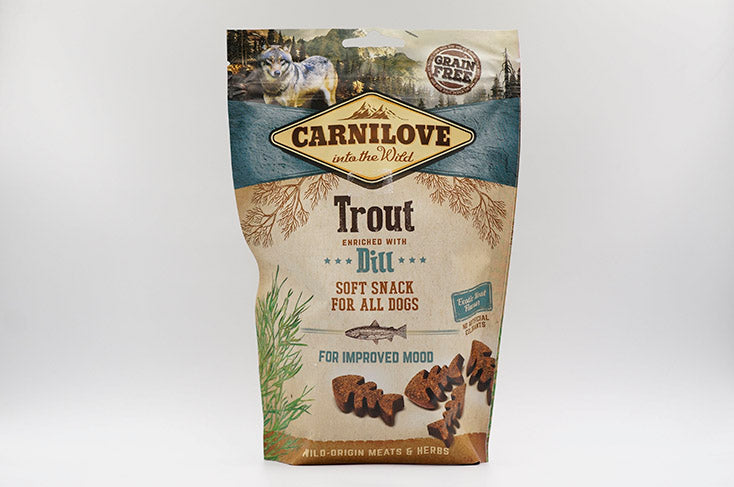 Carnilove Trout w Dill Soft Snack for Dogs 200g