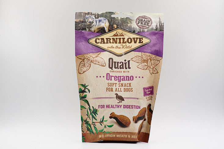 Carnilove Quail w Oregano Soft Snack for Dogs 200g